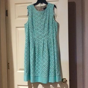 Mint green dress